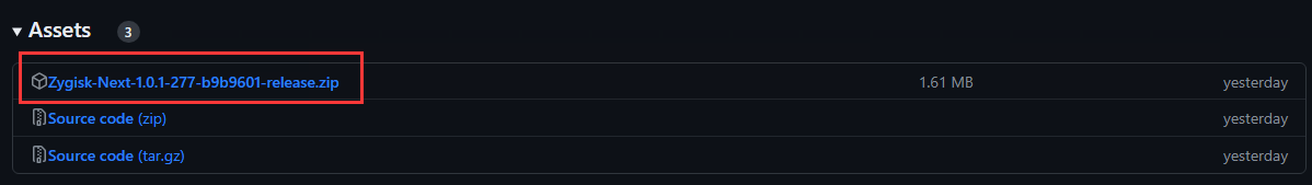 LSPosed 安装教程插图 下载 Zygisk-Next